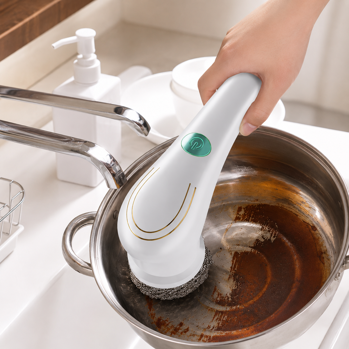 Brosse Électrique Nettoyante 360° – Puissance & Précision