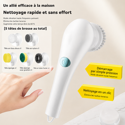 Brosse Électrique Nettoyante 360° – Puissance & Précision