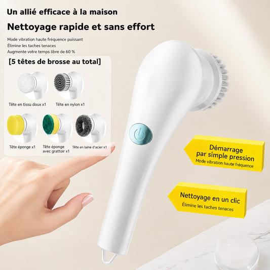 Brosse Électrique Nettoyante 360° – Puissance & Précision